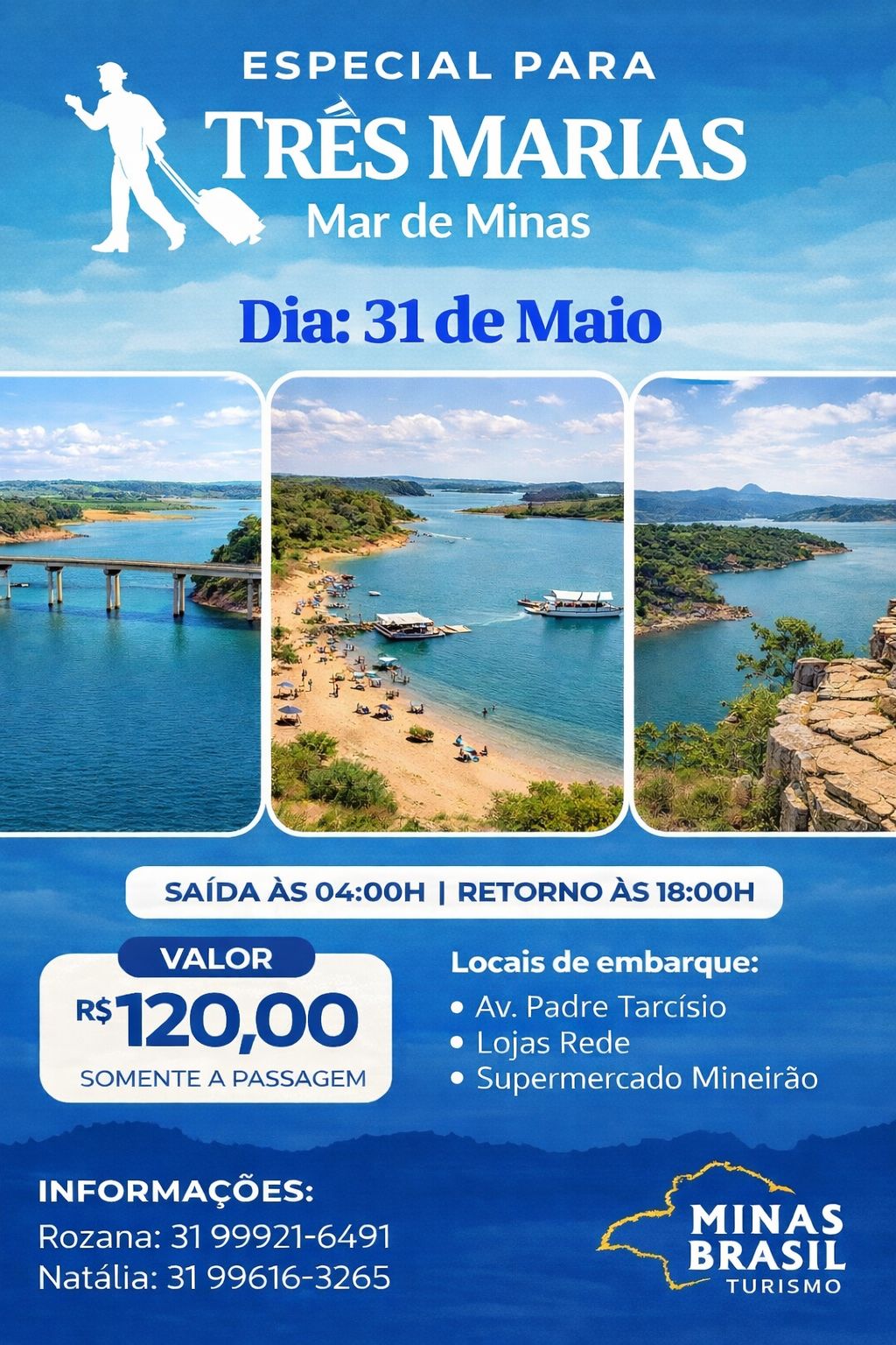 Três Marias, Mar de Minas