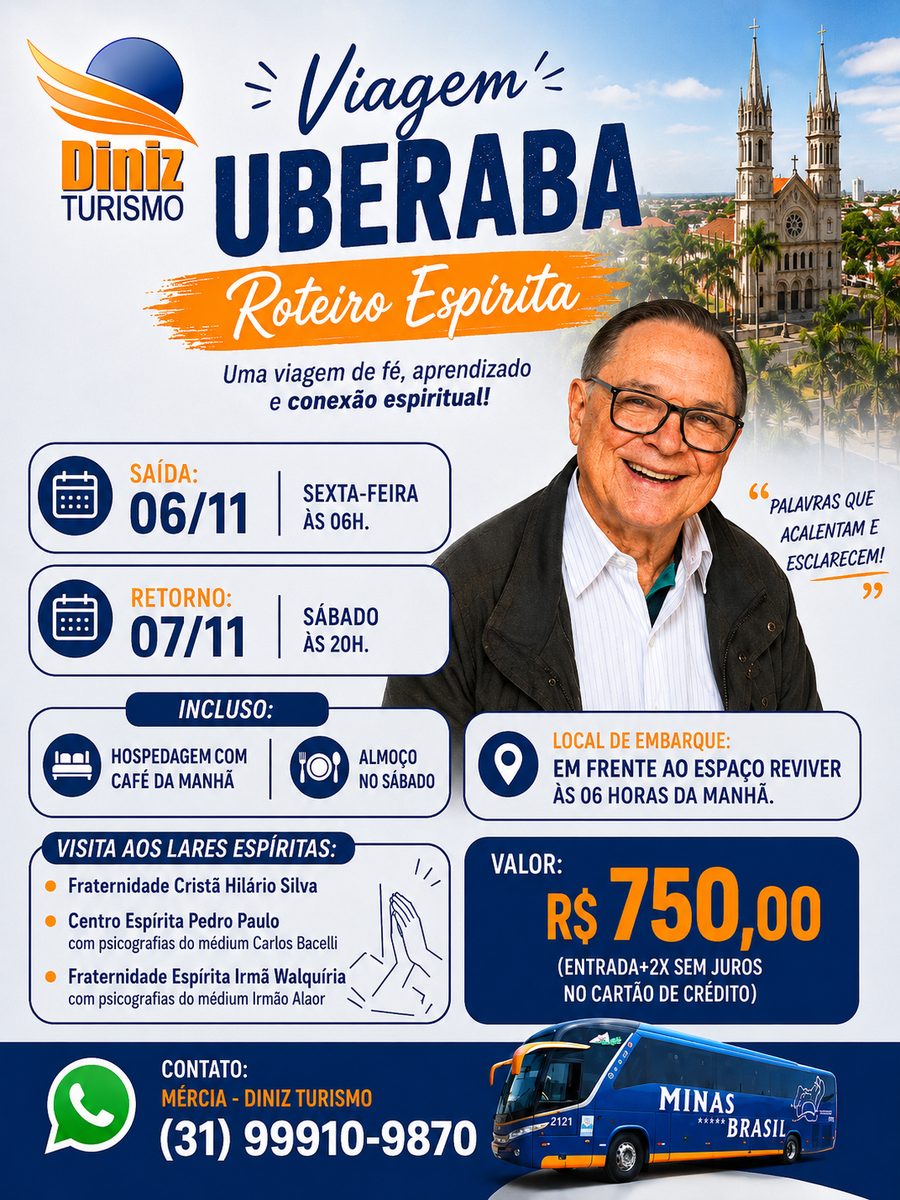 Uberaba, Roteiro Espírita